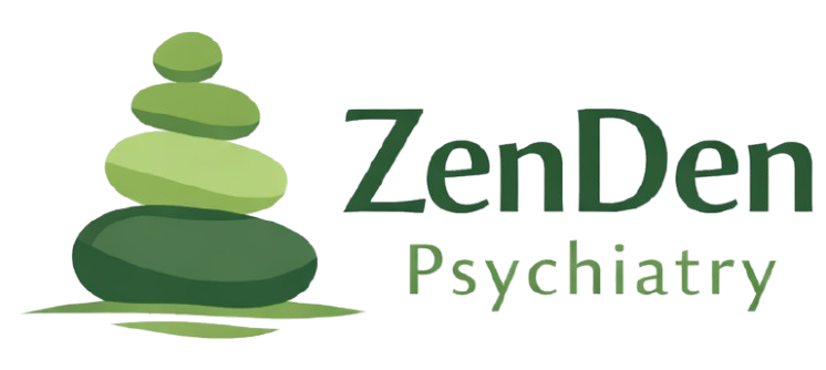 ZenDen Psychiatry logo, transparent